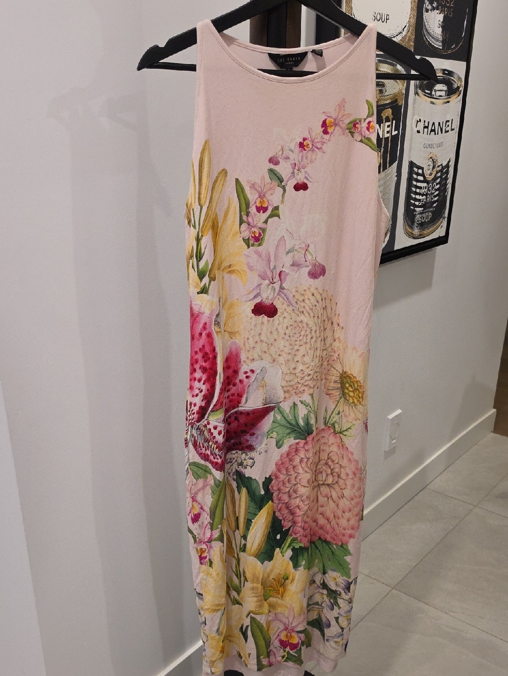 Ted Baker Pink Floral Maxi Dress
